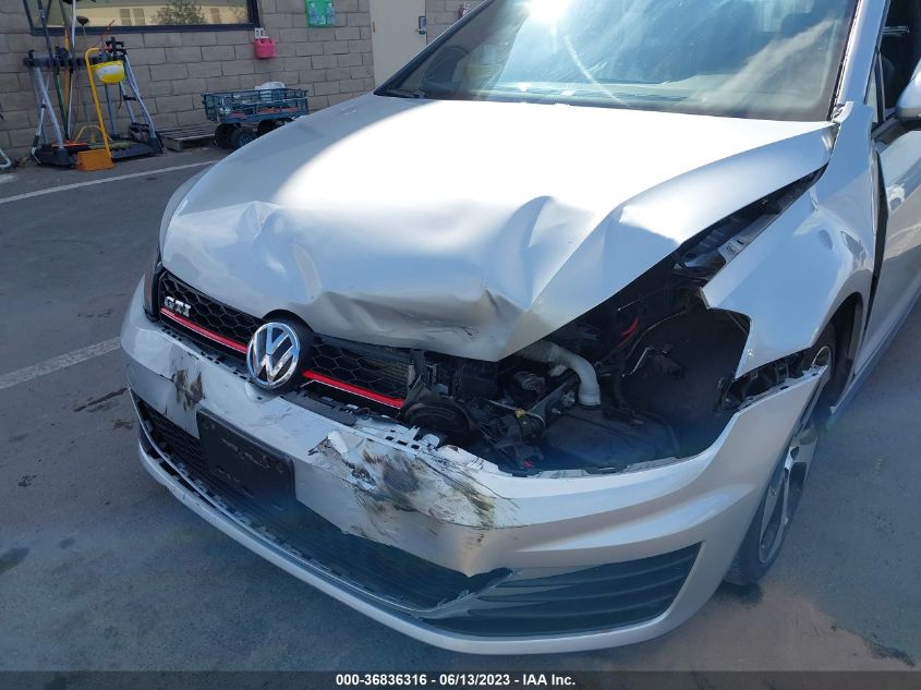 2015 VOLKSWAGEN GOLF GTI SE - 3VW4T7AU6FM007489