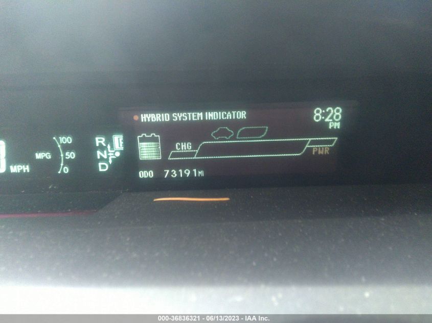2014 TOYOTA PRIUS FOUR/FIVE/THREE/ONE/TWO - JTDKN3DU7E0374637
