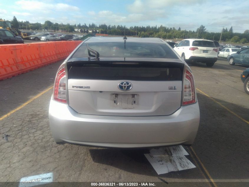 2014 TOYOTA PRIUS FOUR/FIVE/THREE/ONE/TWO - JTDKN3DU7E0374637