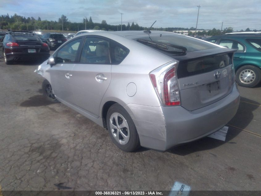 2014 TOYOTA PRIUS FOUR/FIVE/THREE/ONE/TWO - JTDKN3DU7E0374637