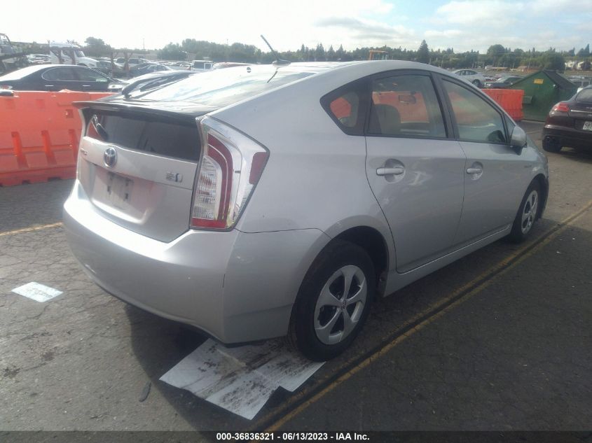 2014 TOYOTA PRIUS FOUR/FIVE/THREE/ONE/TWO - JTDKN3DU7E0374637