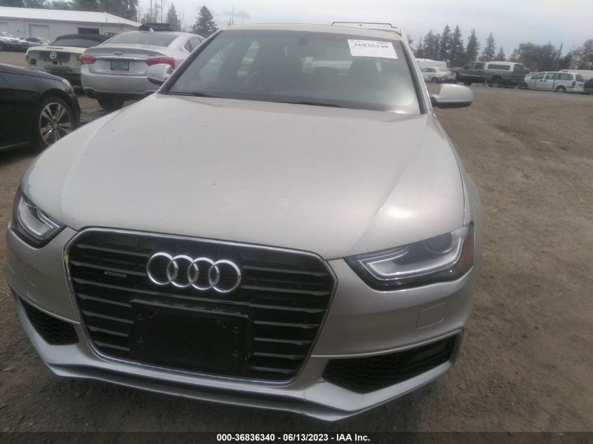 2014 AUDI A4 PREMIUM - WAUBFAFL6EN002163