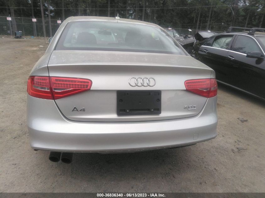 2014 AUDI A4 PREMIUM - WAUBFAFL6EN002163