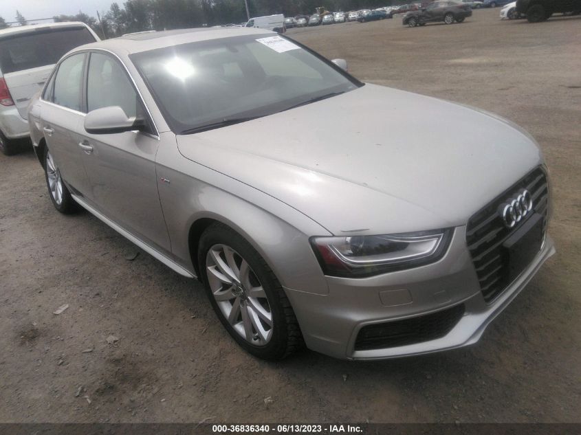 2014 AUDI A4 PREMIUM - WAUBFAFL6EN002163