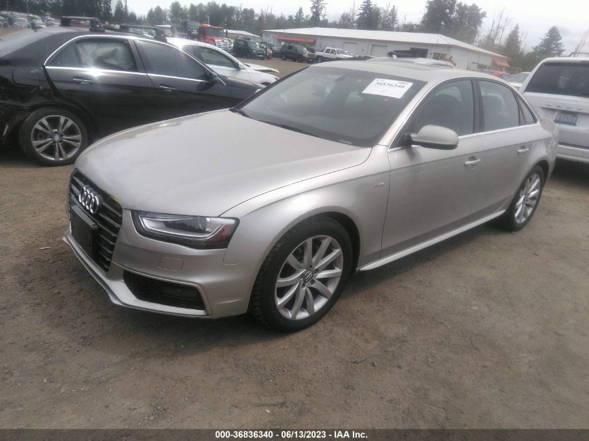 2014 AUDI A4 PREMIUM - WAUBFAFL6EN002163