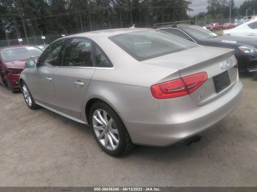 2014 AUDI A4 PREMIUM - WAUBFAFL6EN002163