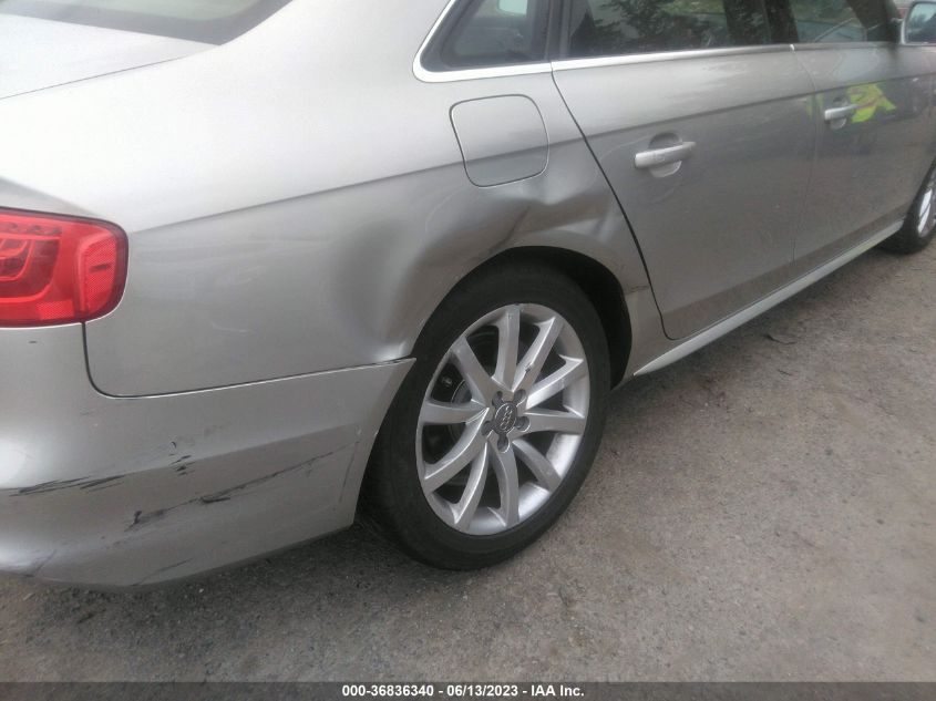 2014 AUDI A4 PREMIUM - WAUBFAFL6EN002163