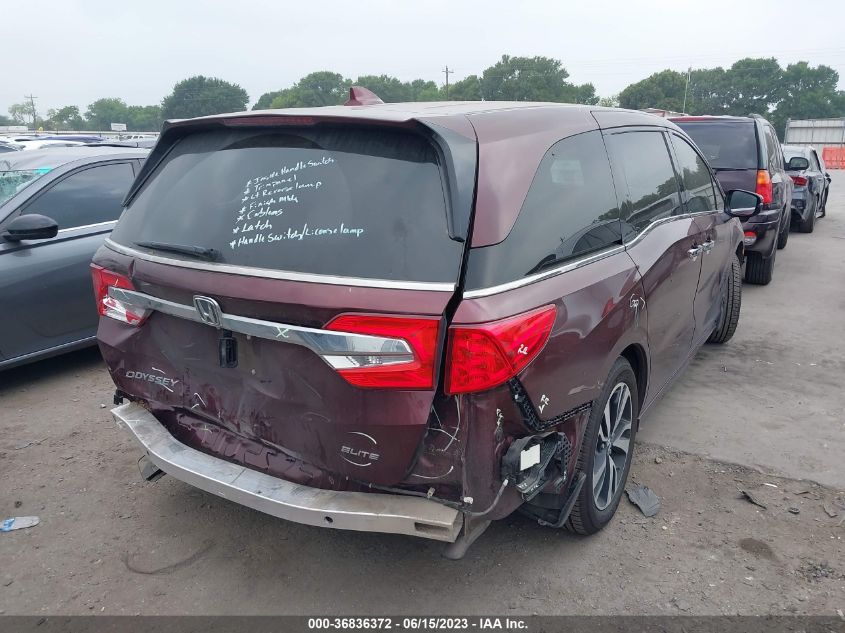 2018 HONDA ODYSSEY ELITE - 5FNRL6H94JB106586