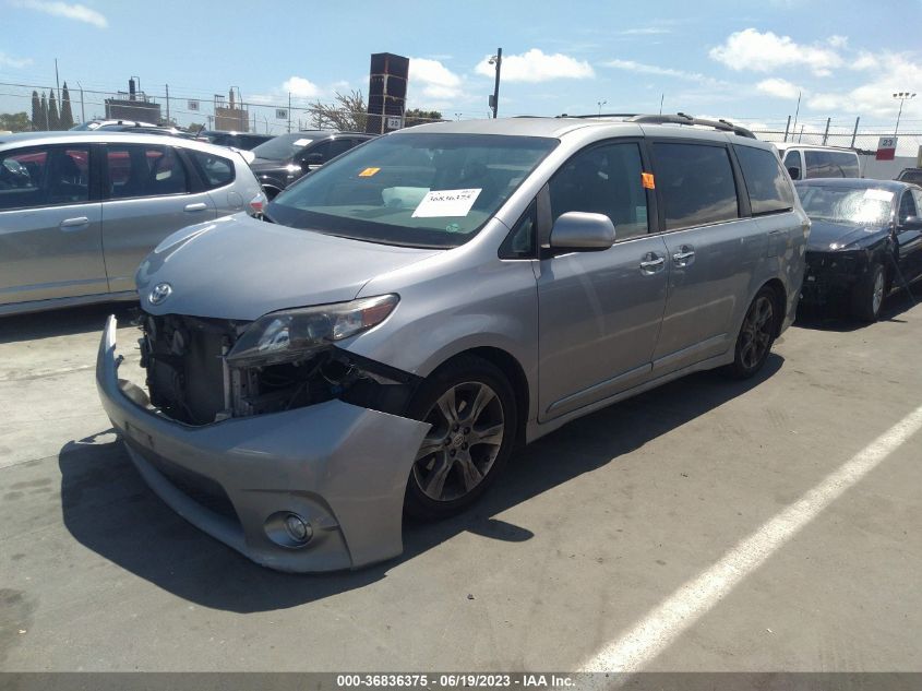 2013 TOYOTA SIENNA SE - 5TDXK3DC9DS361602