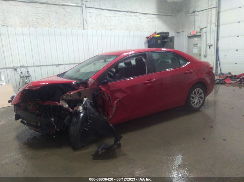 VIN 2T1BURHE4KC183235 2019 TOYOTA COROLLA LE