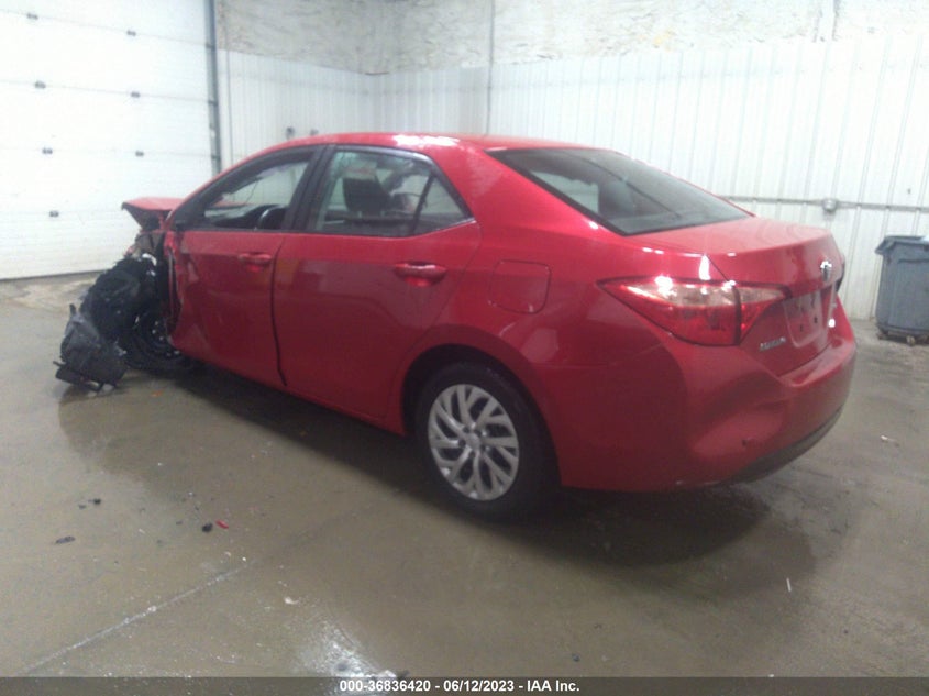 VIN 2T1BURHE4KC183235 2019 TOYOTA COROLLA LE