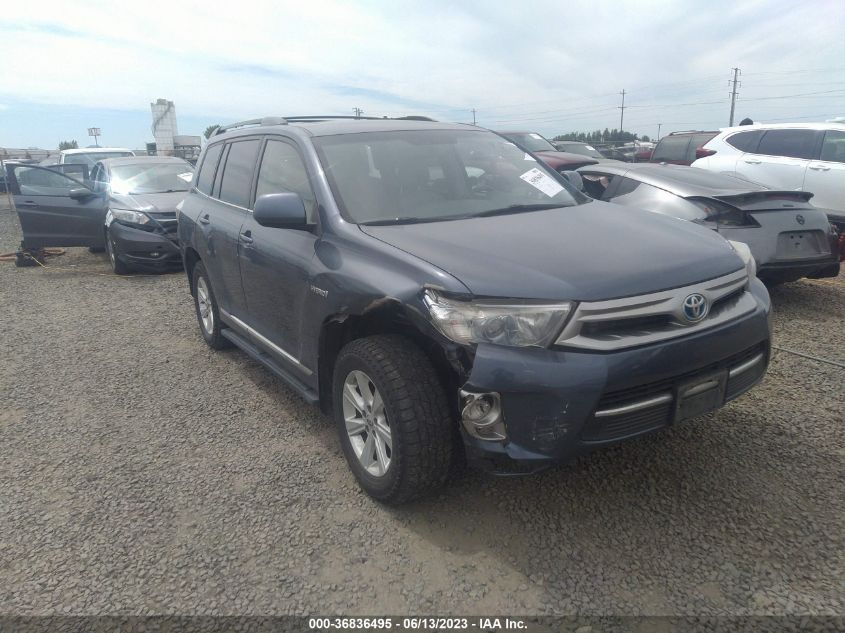 2013 TOYOTA HIGHLANDER HYBRID - JTEBC3EH8D2018798