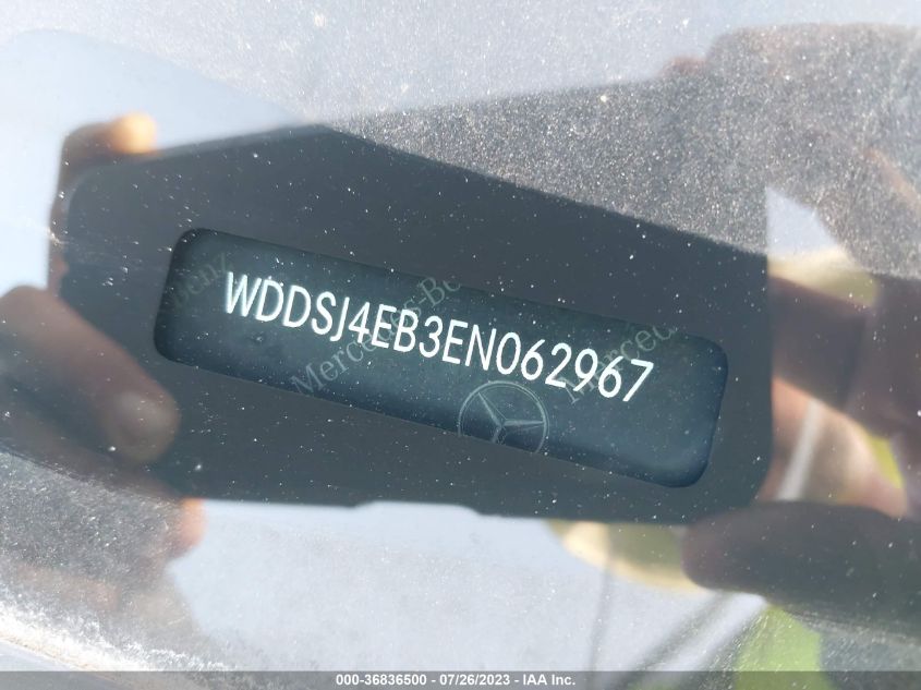2014 MERCEDES-BENZ CLA-CLASS CLA 250 - WDDSJ4EB3EN062967