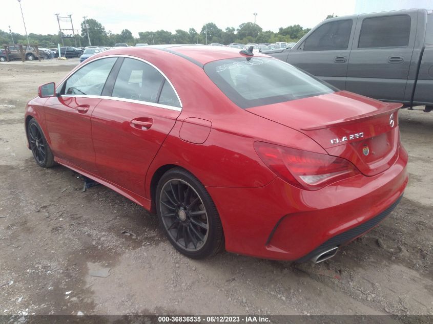 2014 MERCEDES-BENZ CLA-CLASS CLA 250 - WDDSJ4EB0EN132540