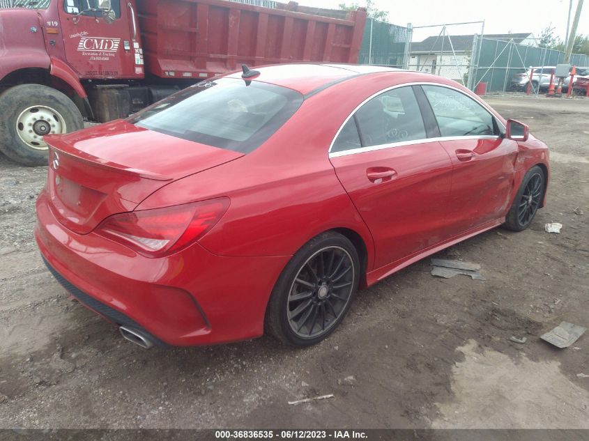 2014 MERCEDES-BENZ CLA-CLASS CLA 250 - WDDSJ4EB0EN132540
