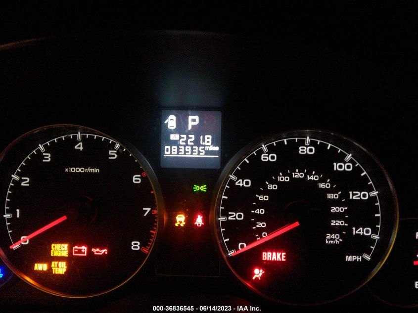 2014 SUBARU OUTBACK 2.5I PREMIUM - 4S4BRBCC9E3287453