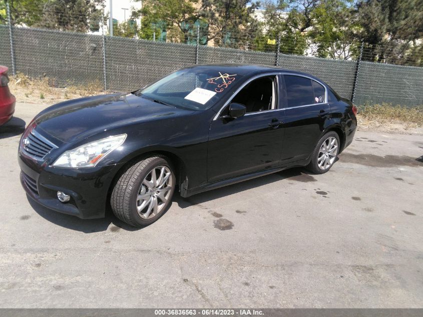 2013 INFINITI G37 SEDAN JOURNEY - JN1CV6AP7DM300858