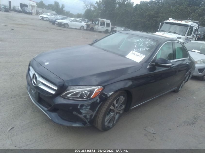 55SWF4KB5FU042235 2015 MERCEDES-BENZ C-CLASS, photo no. 2