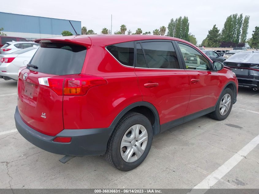 2015 TOYOTA RAV4 LE - JTMBFREV9FD104312