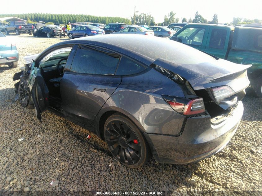 5YJ3E1EC8PF465449 Tesla Model 3 PERFORMANCE 3