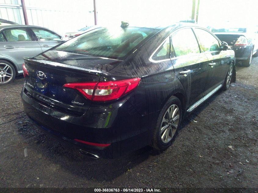 2016 HYUNDAI SONATA 2.4L LIMITED - 5NPE34AF6GH425503