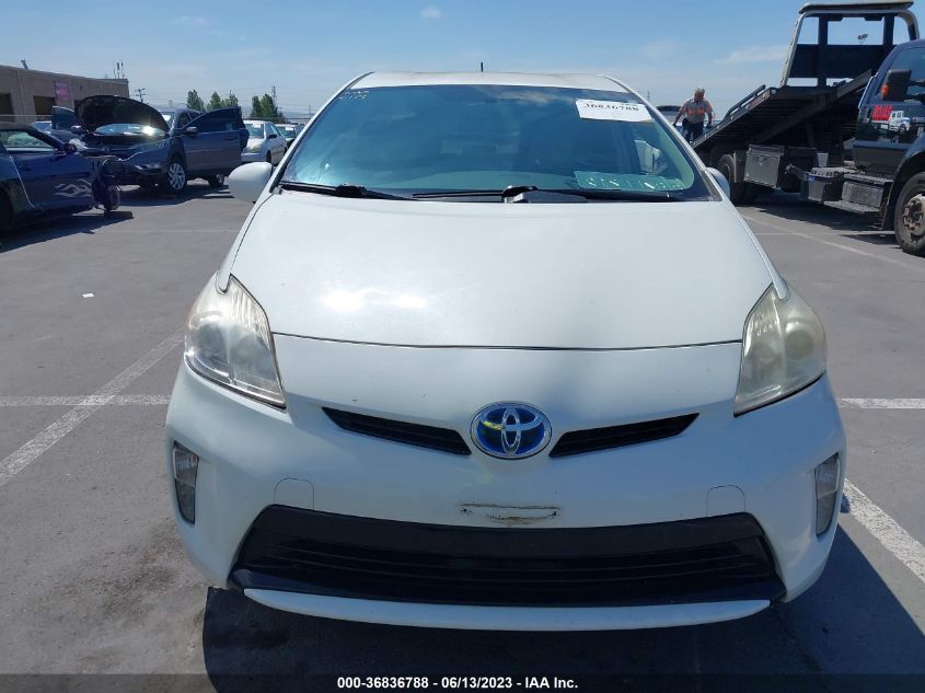 2013 TOYOTA PRIUS ONE/TWO/THREE/FOUR/FIVE - JTDKN3DU4D0341741