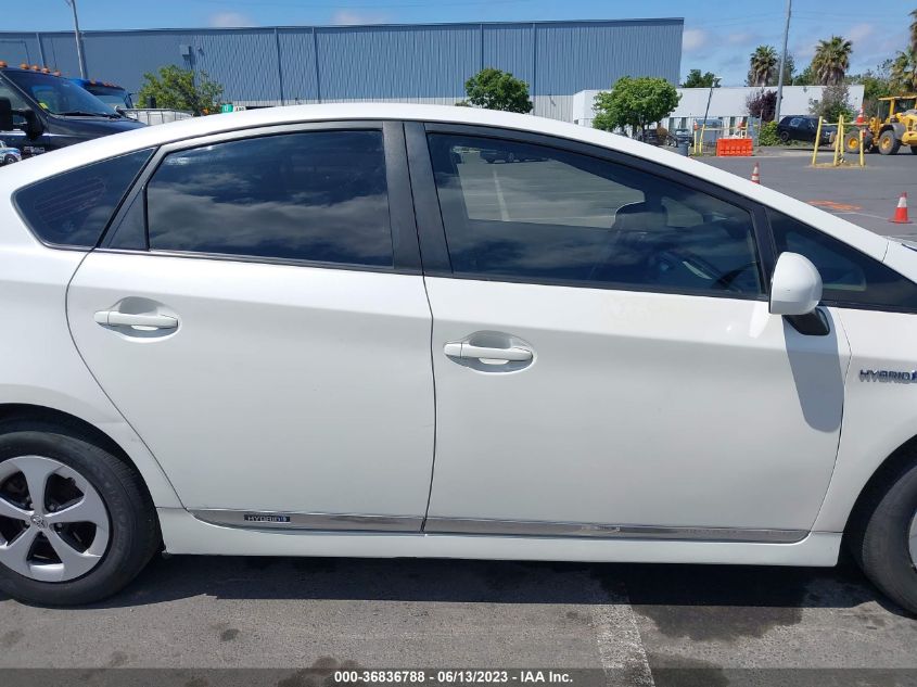 2013 TOYOTA PRIUS ONE/TWO/THREE/FOUR/FIVE - JTDKN3DU4D0341741