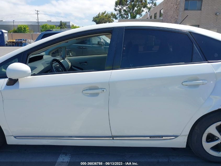 2013 TOYOTA PRIUS ONE/TWO/THREE/FOUR/FIVE - JTDKN3DU4D0341741