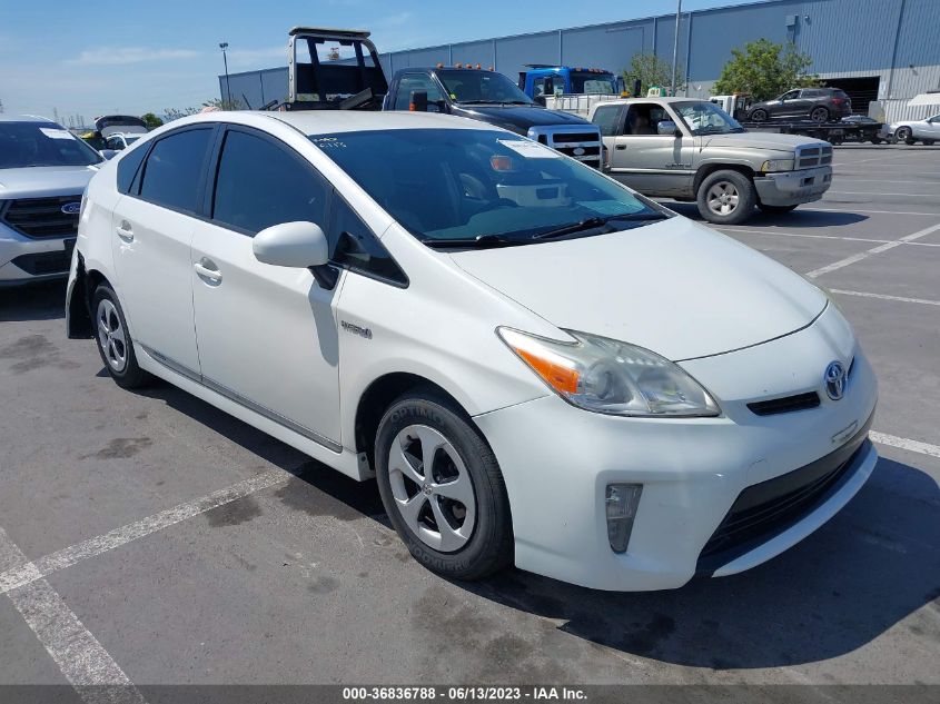 2013 TOYOTA PRIUS ONE/TWO/THREE/FOUR/FIVE - JTDKN3DU4D0341741