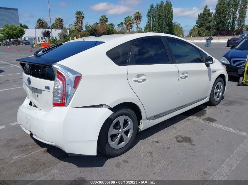 2013 TOYOTA PRIUS ONE/TWO/THREE/FOUR/FIVE - JTDKN3DU4D0341741