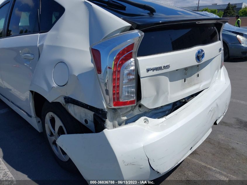 2013 TOYOTA PRIUS ONE/TWO/THREE/FOUR/FIVE - JTDKN3DU4D0341741