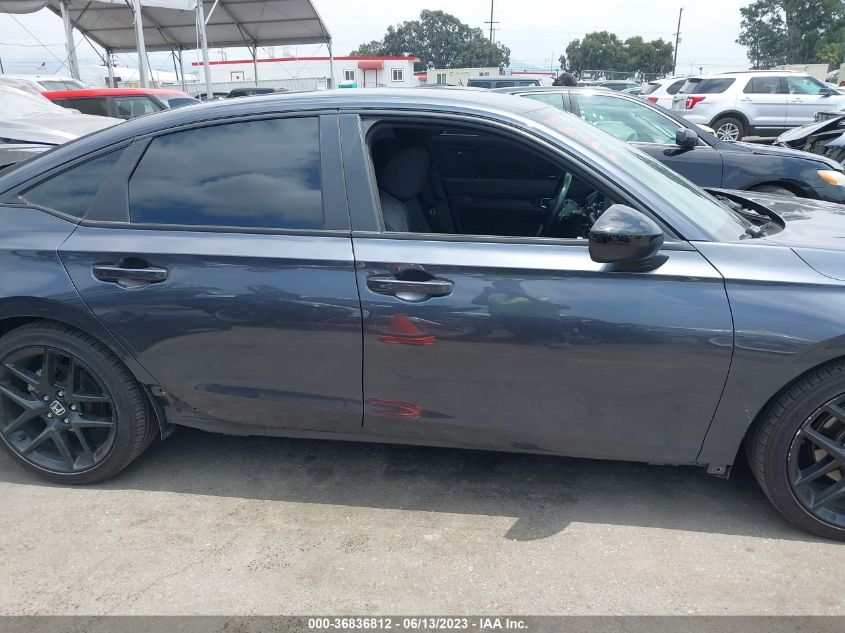 2022 HONDA CIVIC SEDAN SPORT - 2HGFE2F59NH507199