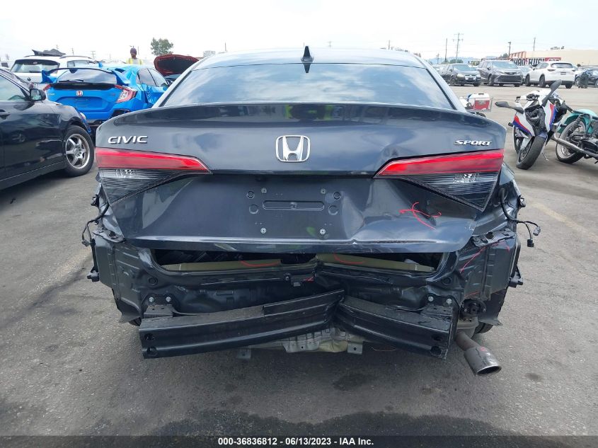 2022 HONDA CIVIC SEDAN SPORT - 2HGFE2F59NH507199