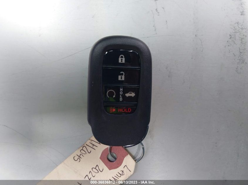 2022 HONDA CIVIC SEDAN SPORT - 2HGFE2F59NH507199