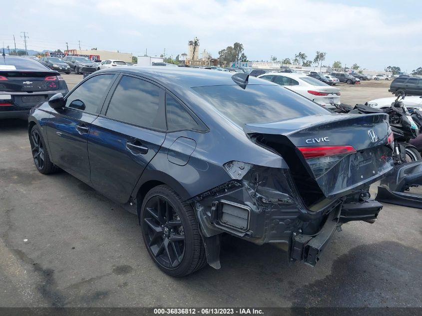 2022 HONDA CIVIC SEDAN SPORT - 2HGFE2F59NH507199