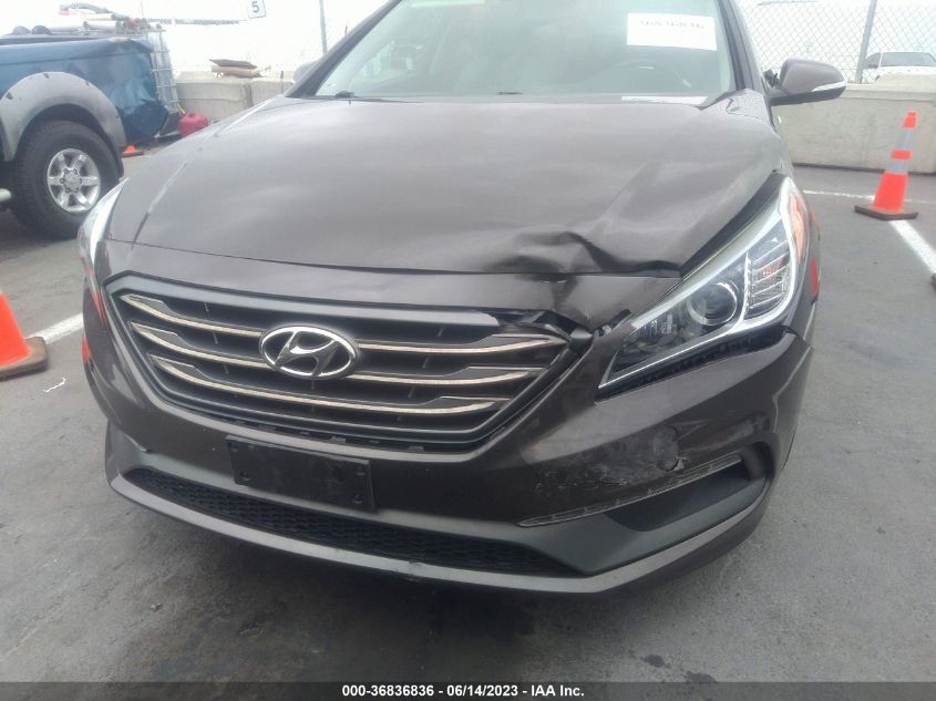 2015 HYUNDAI SONATA 2.4L SPORT - 5NPE34AF9FH117157