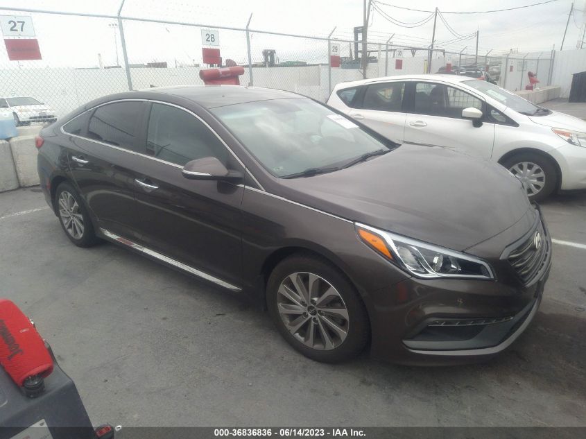 2015 HYUNDAI SONATA 2.4L SPORT - 5NPE34AF9FH117157