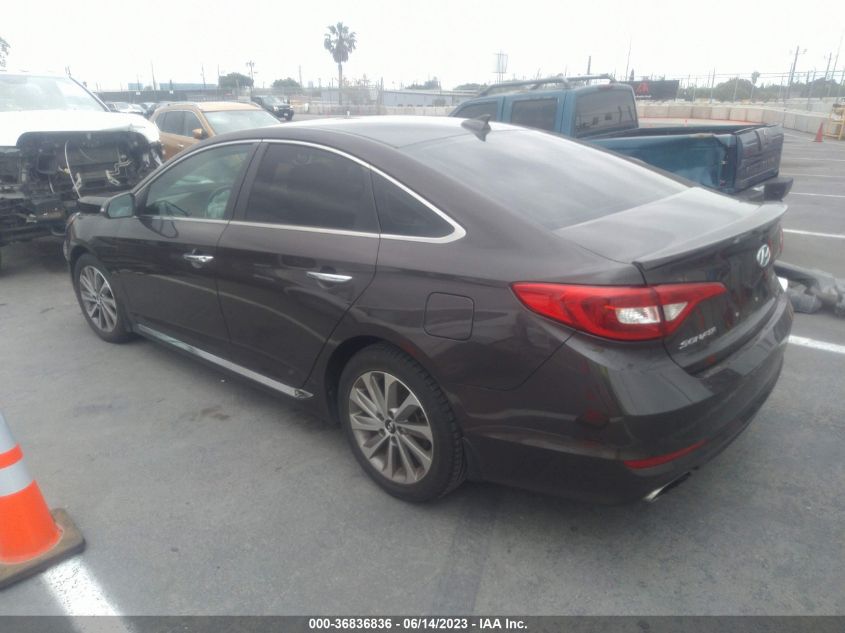 2015 HYUNDAI SONATA 2.4L SPORT - 5NPE34AF9FH117157