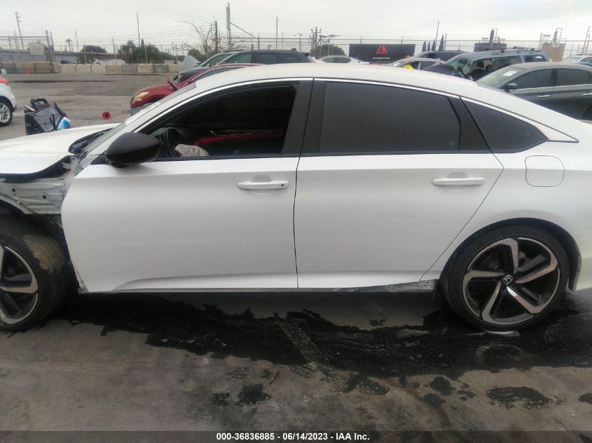 2021 HONDA ACCORD SEDAN SPORT - 1HGCV1F39MA040312