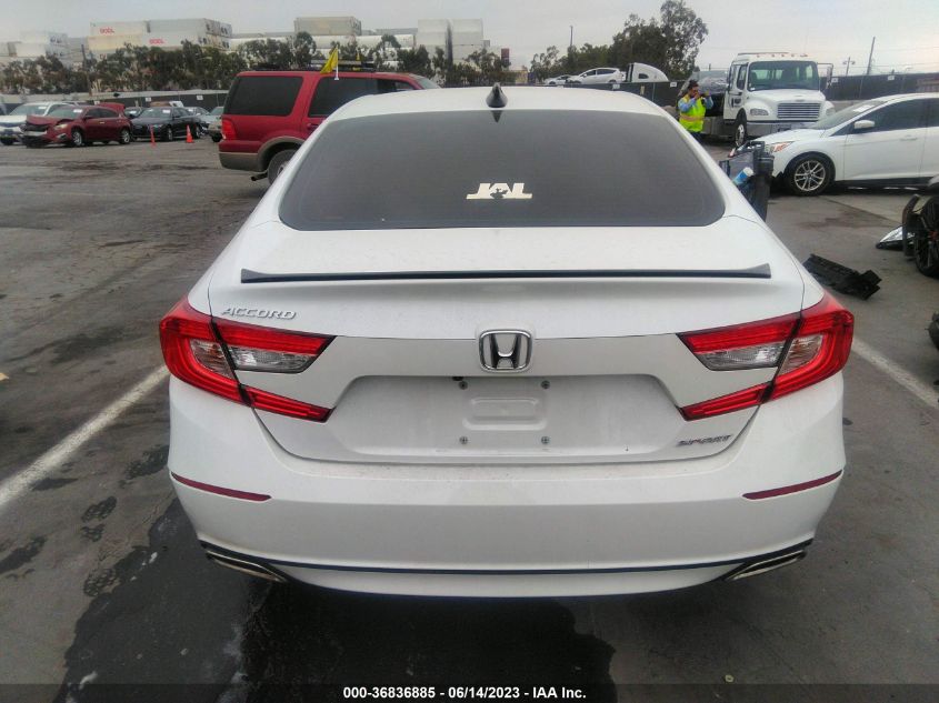 2021 HONDA ACCORD SEDAN SPORT - 1HGCV1F39MA040312