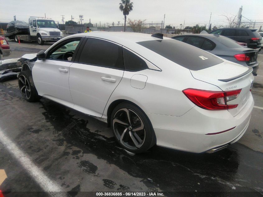2021 HONDA ACCORD SEDAN SPORT - 1HGCV1F39MA040312