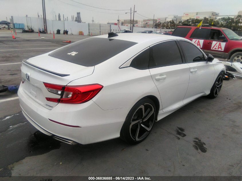 2021 HONDA ACCORD SEDAN SPORT - 1HGCV1F39MA040312