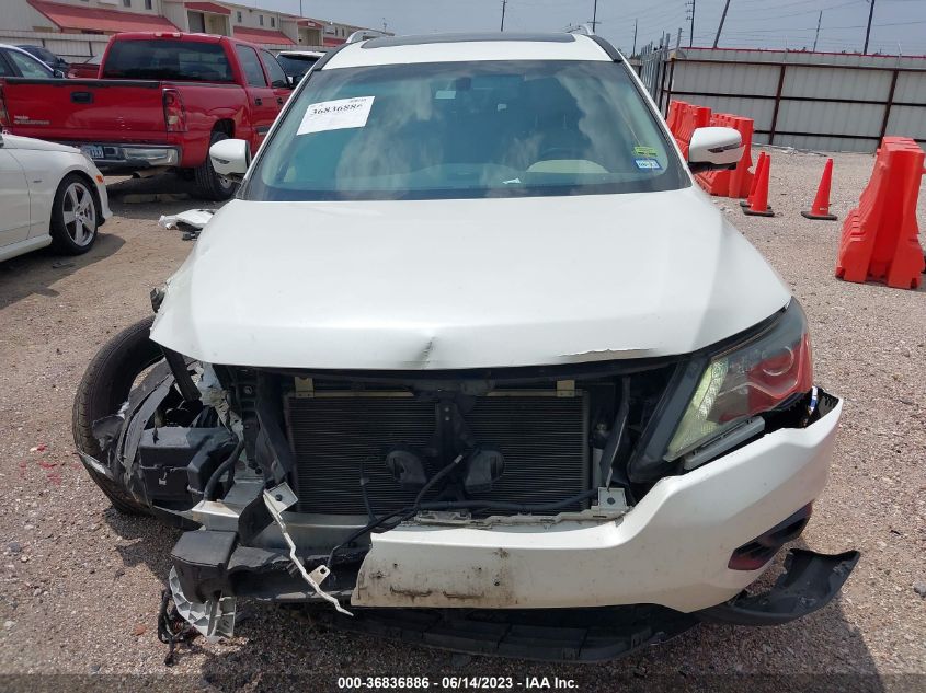 2017 NISSAN PATHFINDER SL - 5N1DR2MN0HC682540