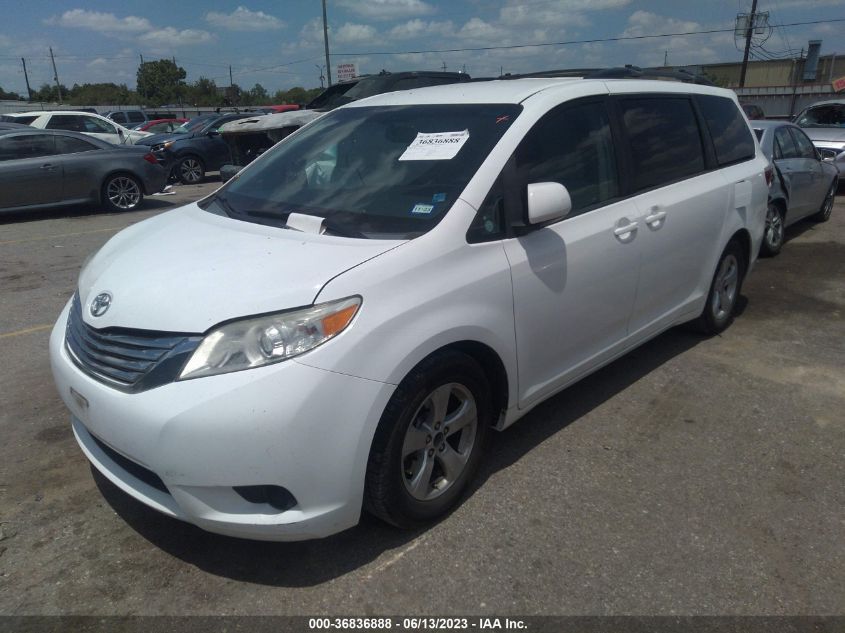 2015 TOYOTA SIENNA LE - 5TDKK3DC8FS680812