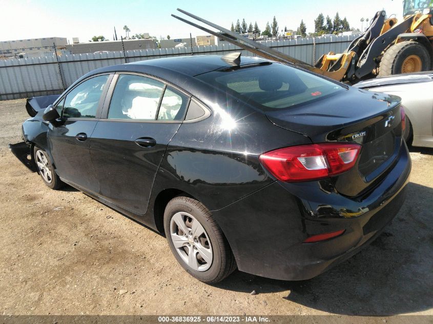 2018 CHEVROLET CRUZE LS - 1G1BC5SM3J7236592