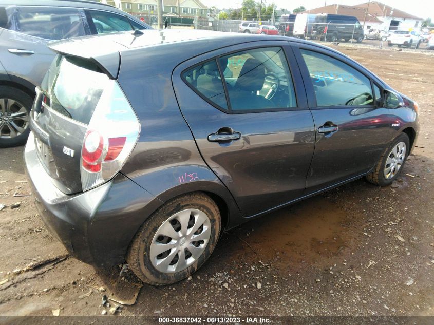 2014 TOYOTA PRIUS C ONE/THREE/TWO/FOUR - JTDKDTB38E1572750