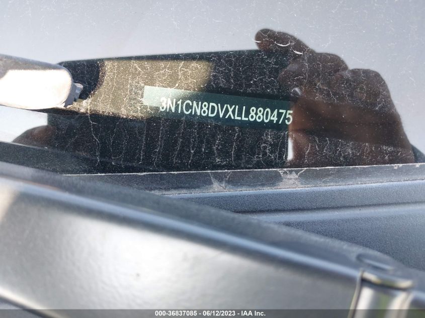 2020 NISSAN VERSA S - 3N1CN8DVXLL880475
