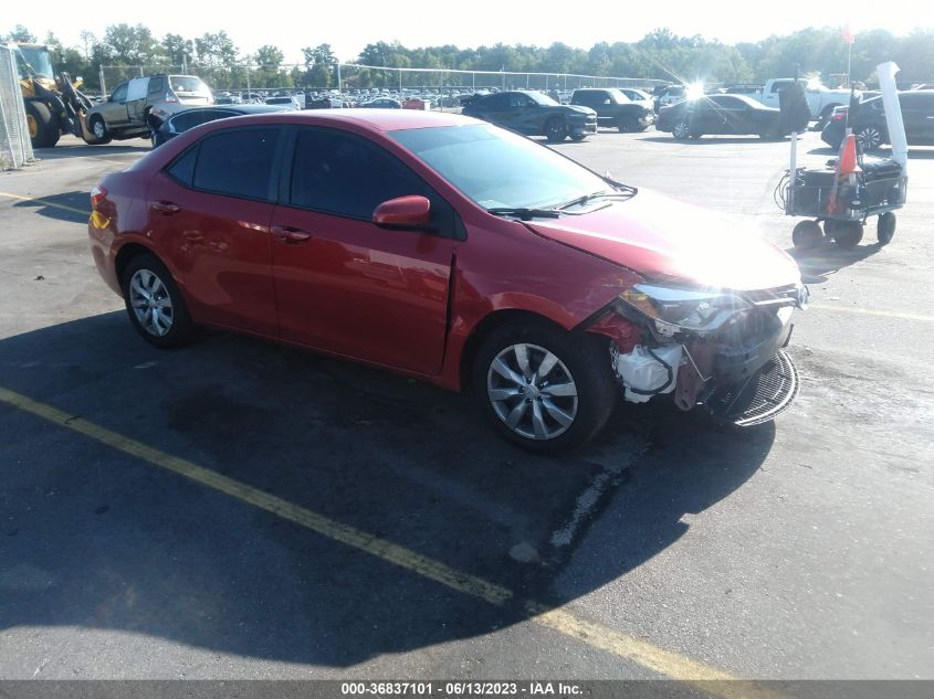 2015 TOYOTA COROLLA L/LE/S/S PLUS/LE PLUS - 5YFBURHE7FP268205