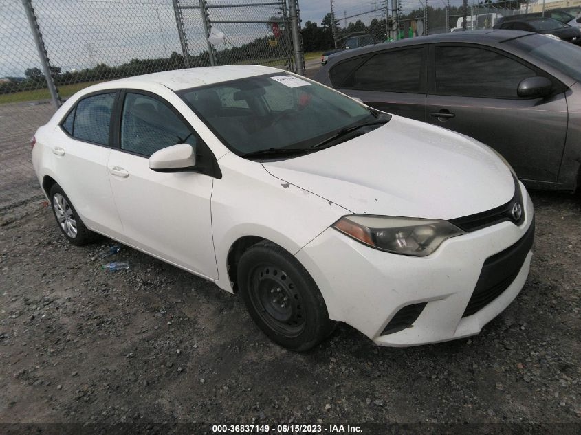 2014 TOYOTA COROLLA L/LE/S/S PLUS/LE PLUS - 5YFBURHE2EP021379