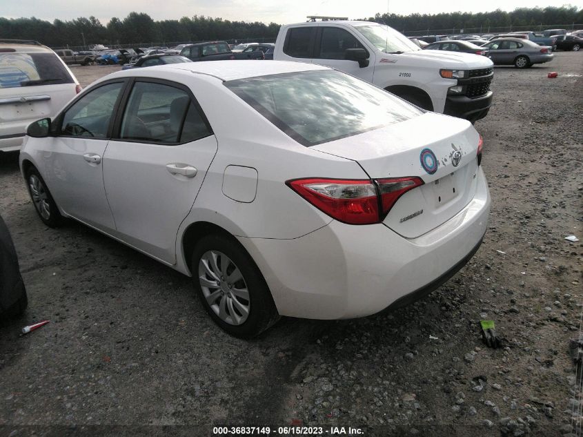 2014 TOYOTA COROLLA L/LE/S/S PLUS/LE PLUS - 5YFBURHE2EP021379